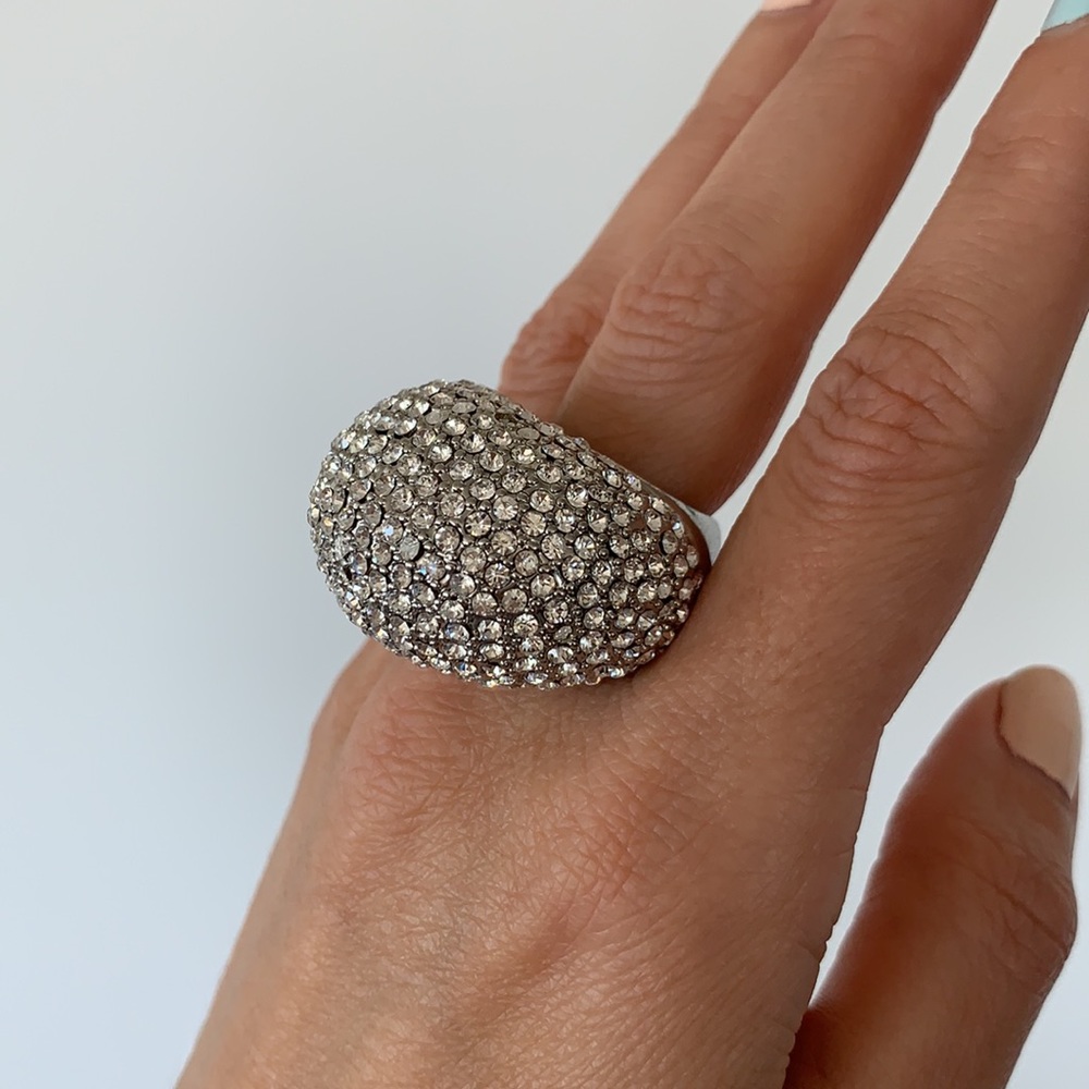 Crystal studded Cocktail Ring